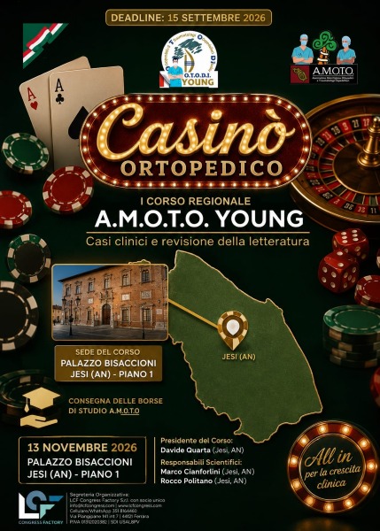 I Corso Regionale AMOTO YOUNG - CASI CLINICI E REVISIONE DELLA LETTERATURA