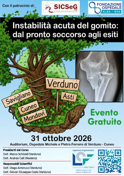 Corso SICSeG - Instabilità acuta di gomito