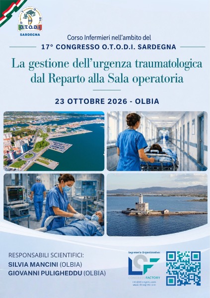 Corso Infermieri nell'ambito del 17° Congresso Regionale O.T.O.D.I. 