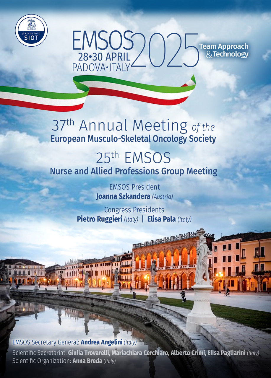 37th Annual Meeting of the European Musculo-Skeletal Oncology Society - Team Approach & Technology (EMSOS)