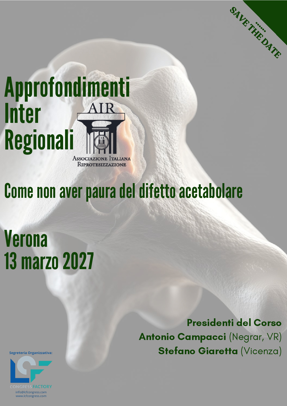 Approfondimenti Inter Regionali A.I.R.: Come non aver paura del difetto acetabolare  
