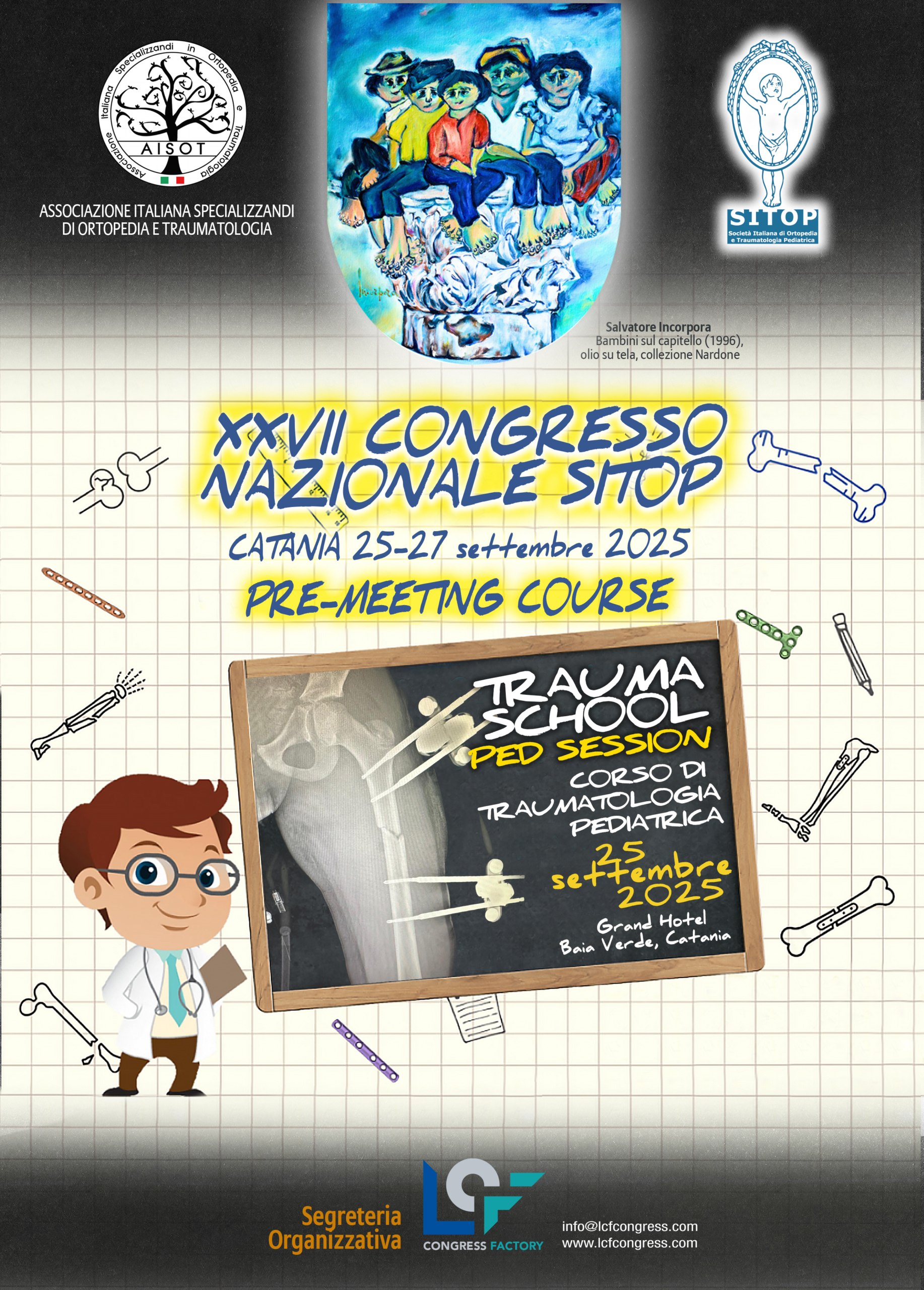 AISOT Trauma School PED SESSION nell’ambito del XXVII Congresso Nazionale S.I.T.O.P. 2025