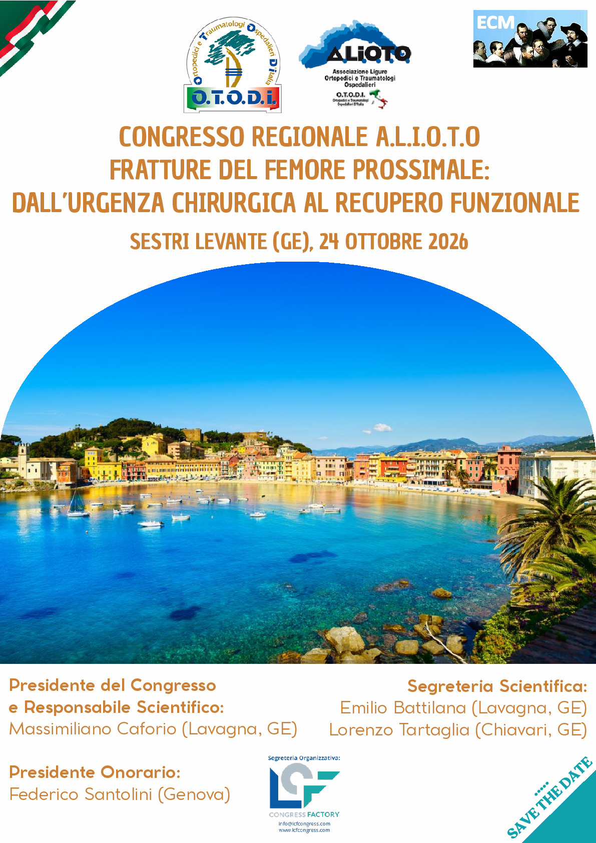 Congresso Regionale A.L.I.O.T.O. 2026  Fratture del femore prossimale: dall’urgenza chirurgica al recupero funzionale 