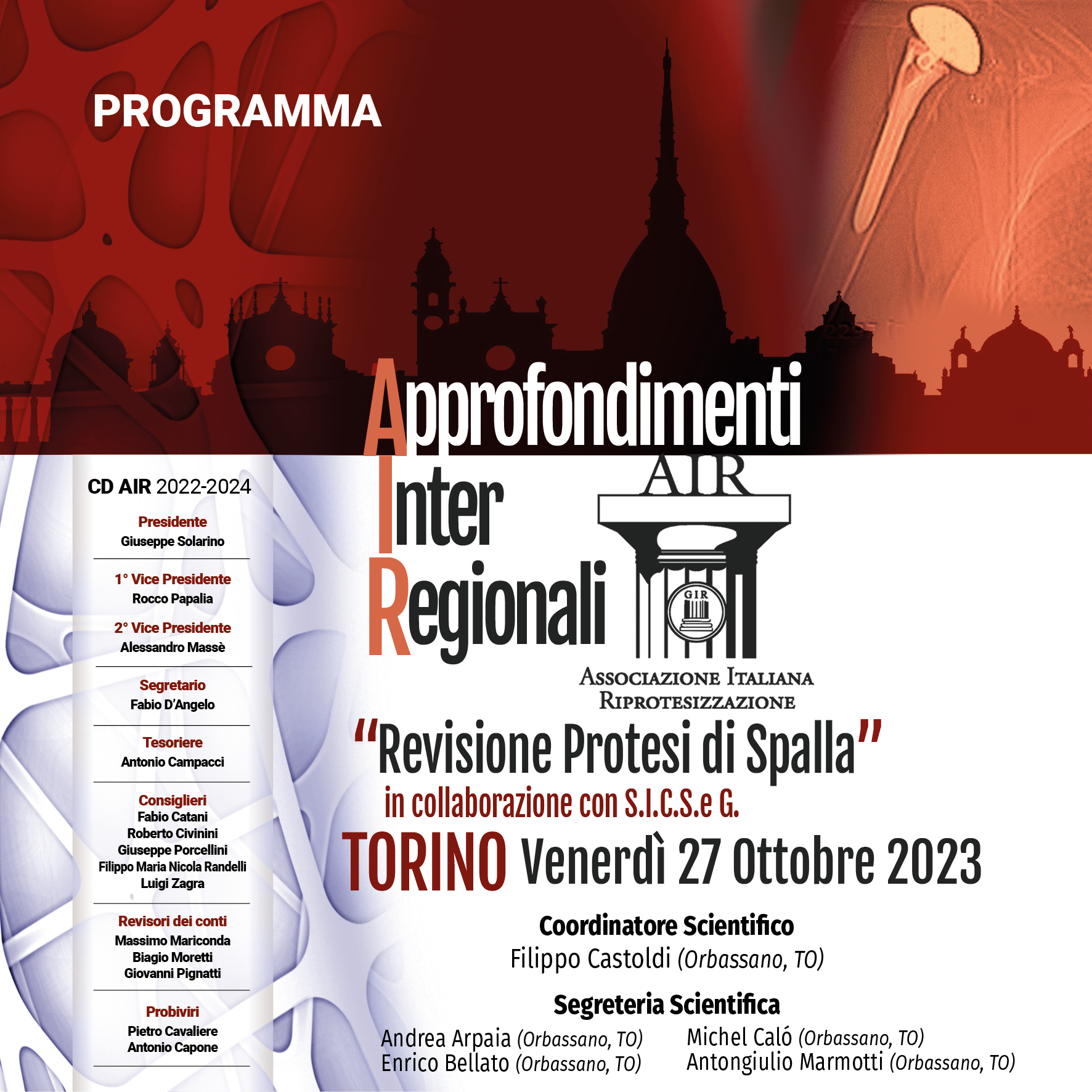 Approfondimenti Inter Regionali - Revisioni Protesi di Spalla