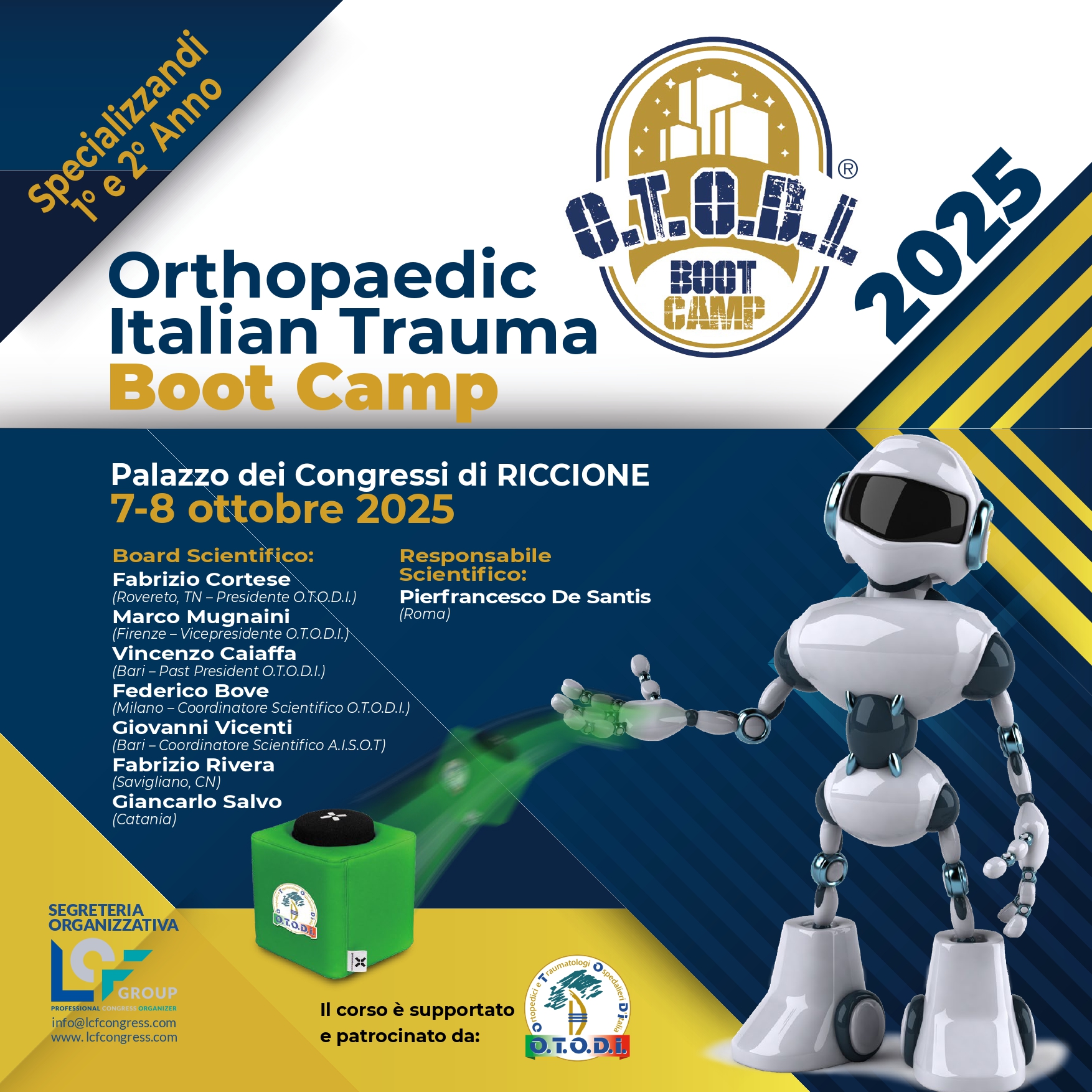 BOOT CAMP 2025 - Riservato agli Specializzandi del 1° e del 2° anno