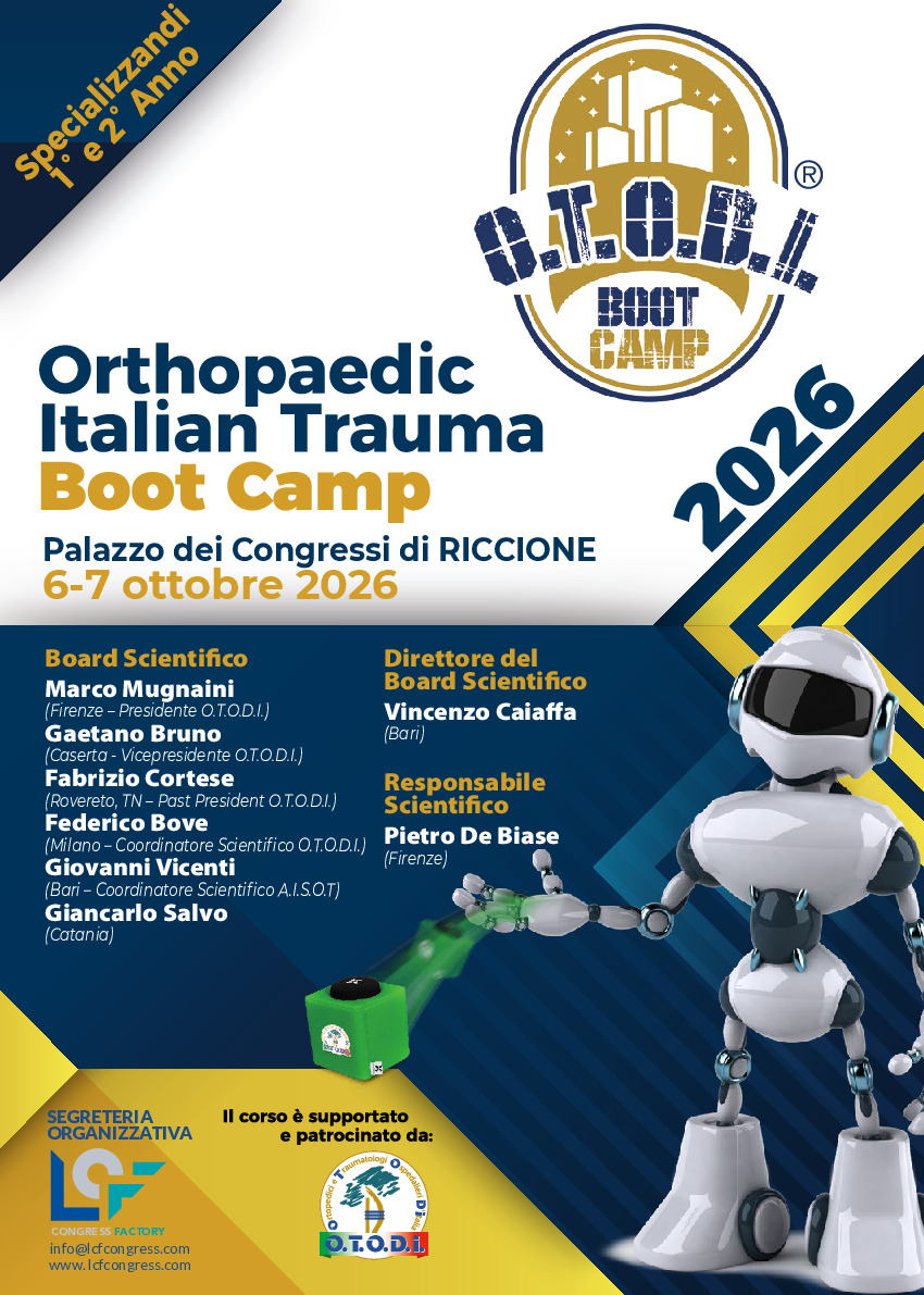 OTODI BOOT CAMP 2026 Riccione 6-7 ottobre 2026