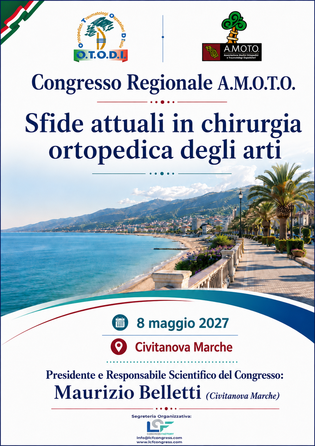 Congresso Regionale AMOTO 2027  Sfide attuali in chirurgia ortopedica degli arti  