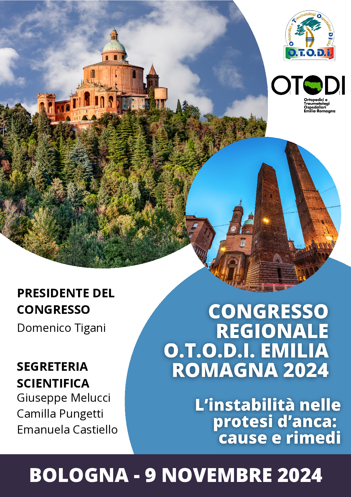 CONGRESSO REGIONALE O.T.O.D.I. EMILIA ROMAGNA 2024 - L'Instabilità nelle protesi d'anca: causa e rimedi