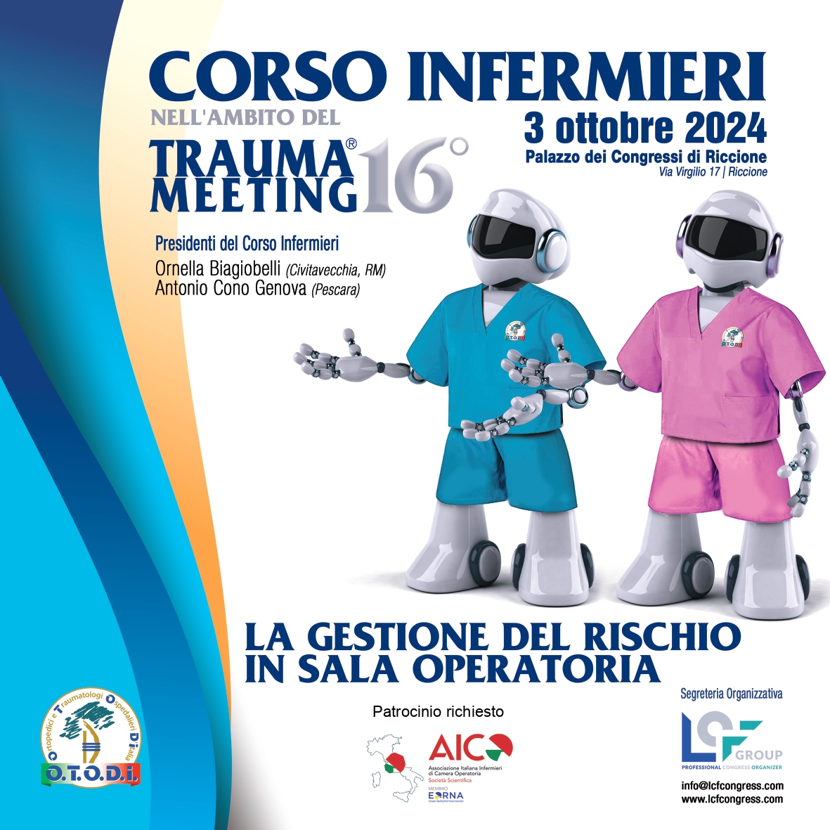 CORSO INFERMIERI nell'ambito del 16° TRAUMA MEETING 2024