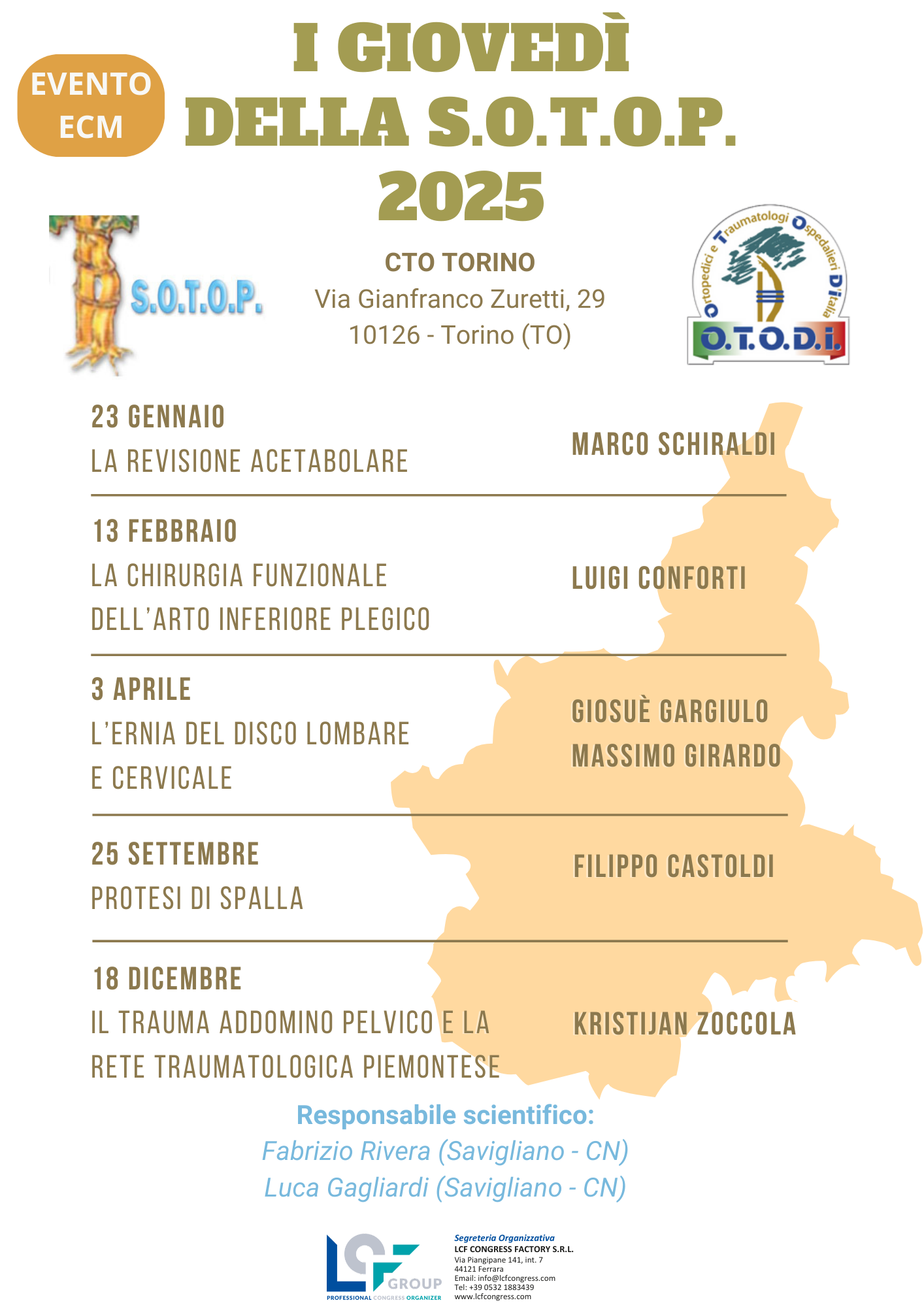I NUOVI GIOVEDI’ DELLA SOTOP 2025 Torino, 25 settembre 2025 Filippo Castoldi