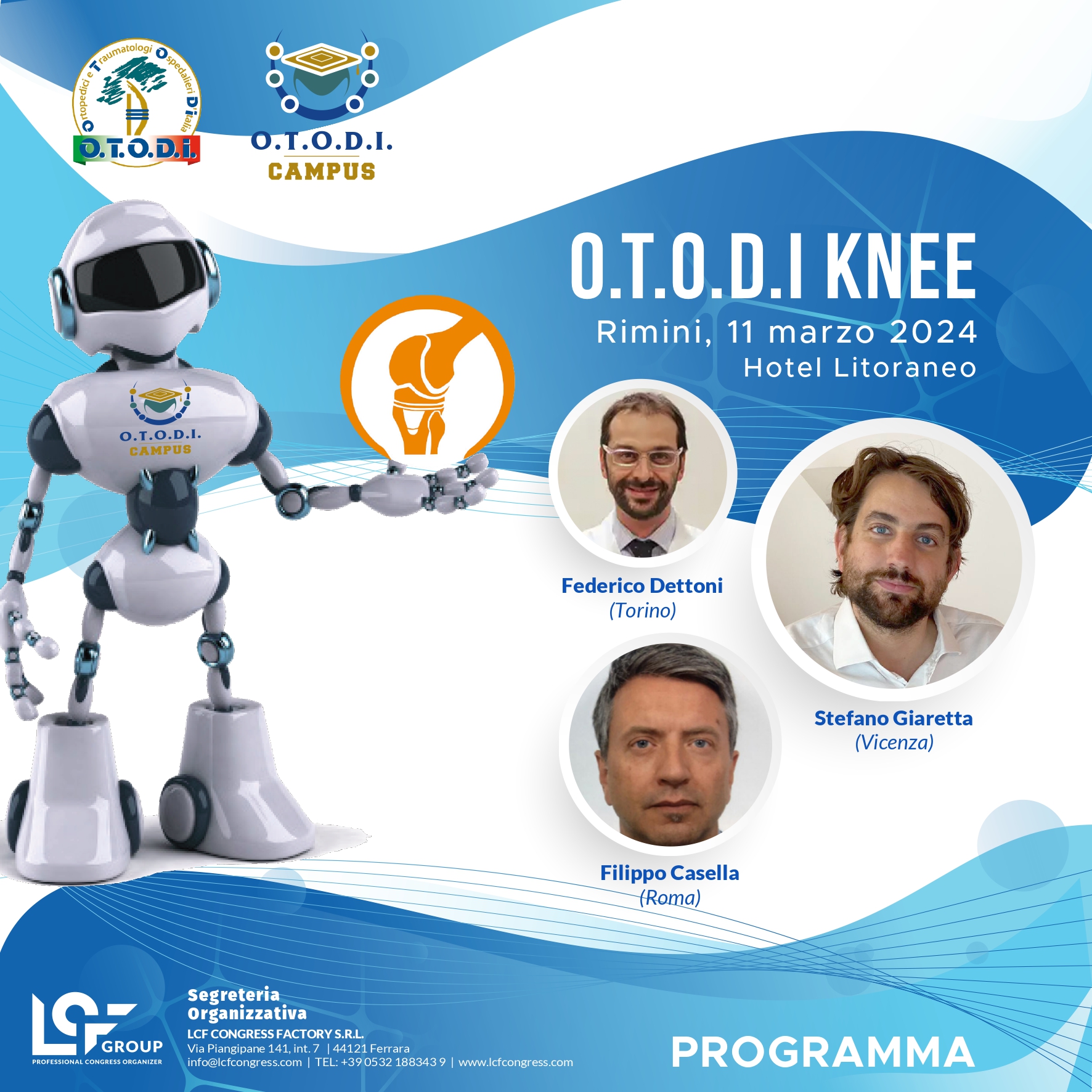 OTODI CAMPUS 2024 - Focus Ginocchio