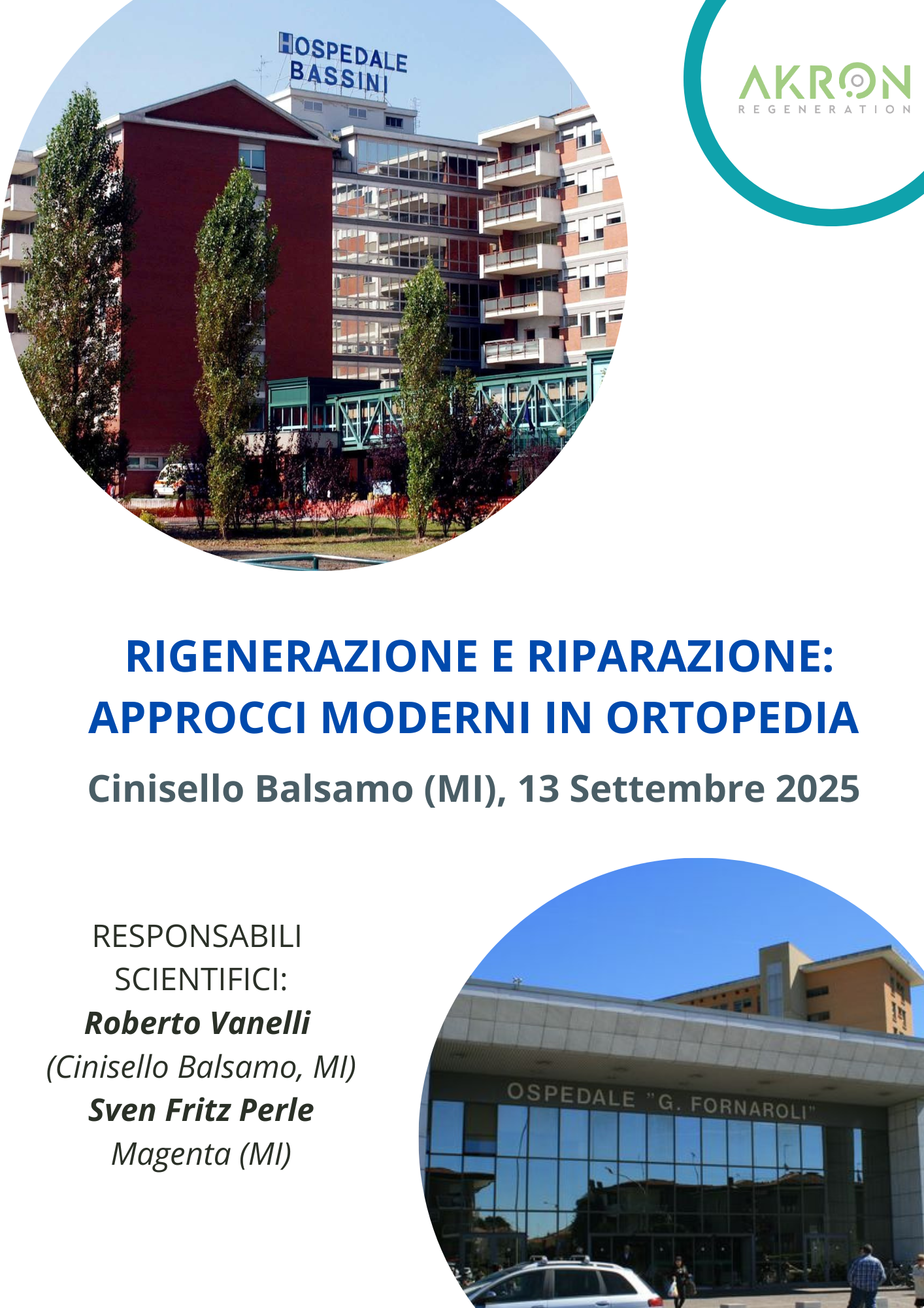 Rigenerazione e Riparazione: Approcci moderni in Ortopedia 