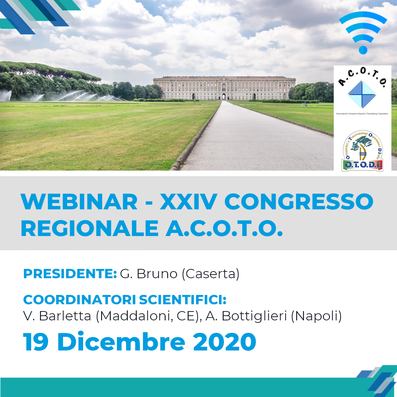 WEBINAR - Congresso Regionale O.T.O. 2020